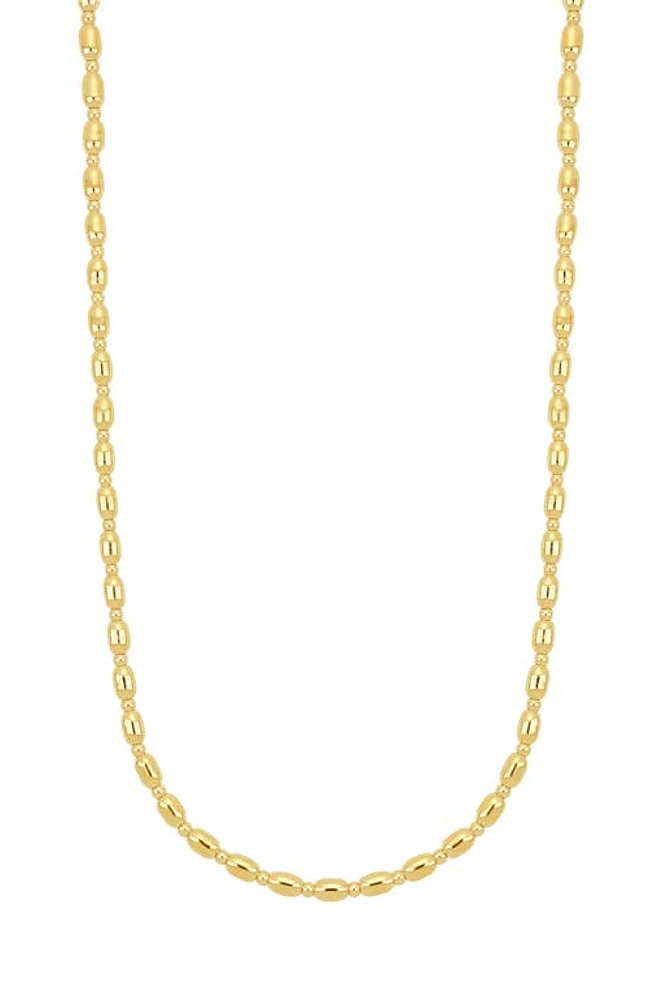 Bony Levy 14K Gold Beaded Necklace in 14K Yellow Gold at Nordstrom, Size 17