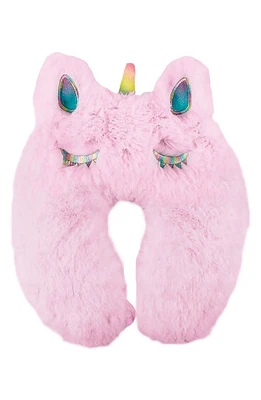 Iscream Unicorn Neck Pillow in Pink at Nordstrom