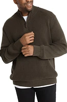 Johnny Bigg Patrick Quarter Zip Sweater Khaki at Nordstrom,