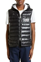 Moncler Ragot Quilted Hooded Down Vest in Black at Nordstrom, Size 2