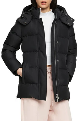 Moose Knuckles Cloud 3Q 800 Fill Power Down Puffer Jacket Black at Nordstrom,