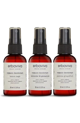 Erbaviva Deodorant Trio in None at Nordstrom