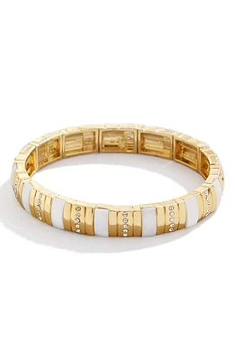 BaubleBar Pavé Crystal Stretch Bracelet in Clear at Nordstrom