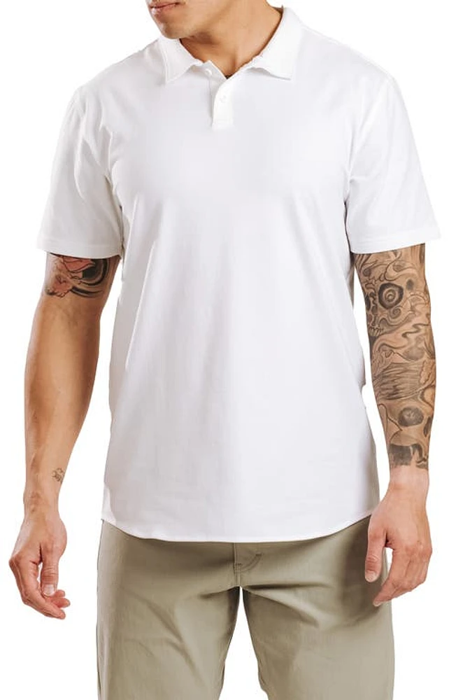 Western Rise Cotton Blend Polo Shirt at Nordstrom,