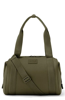 Dagne Dover Landon Medium Neoprene Carryall in Dark Moss at Nordstrom