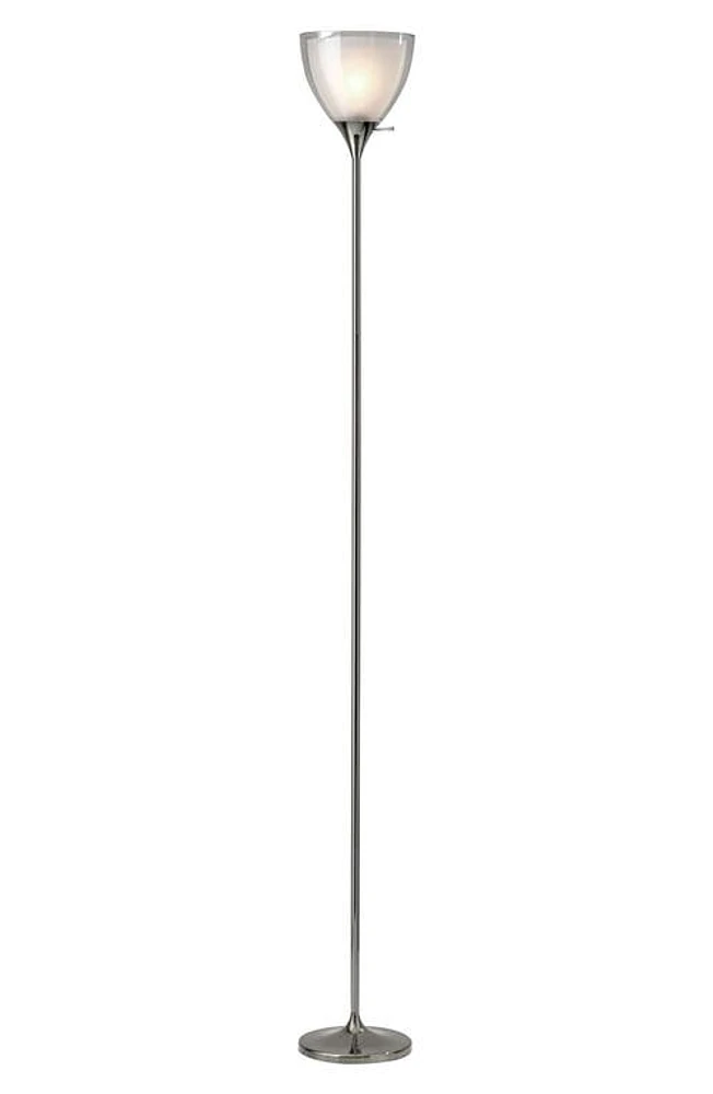 ADESSO LIGHTING Presley Floor Lamp in Polished Nickel at Nordstrom