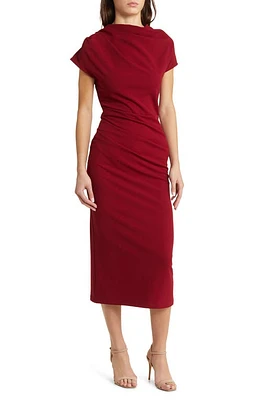 NIKKI LUND Marilyn Ruched Knit Dress at Nordstrom,