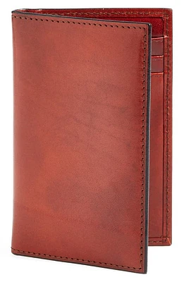 Bosca Old Leather Card Case in Cognac at Nordstrom