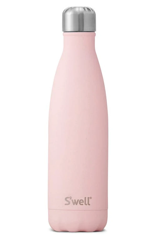 S'Well 17-Ounce Insulated Stainless Steel Water Bottle in Pink Topaz at Nordstrom