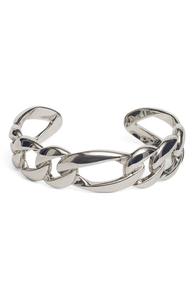 MANGO Frozen Link Bracelet in Silver at Nordstrom