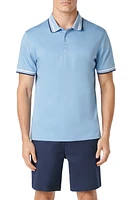 Bugatchi Tipped Short Sleeve Cotton Polo at Nordstrom,