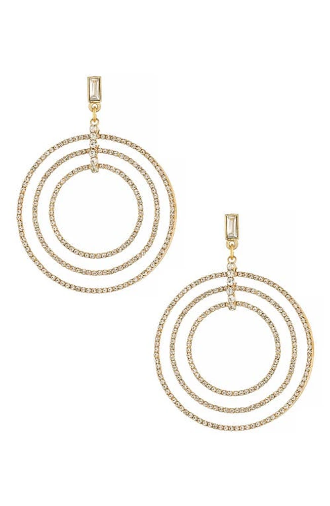 Ettika Disco Crystal Earrings in Gold at Nordstrom