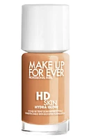 Make Up For Ever HD Skin Hydra Glow Skin Care Foundation with Hyaluronic Acid in 3Y42 - Warm Pralin at Nordstrom