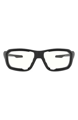 Oakley Ballistic 65mm Rectangular Sunglasses in Black at Nordstrom