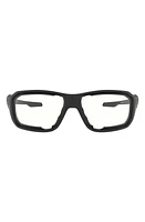 Oakley Ballistic 65mm Rectangular Sunglasses in Black at Nordstrom