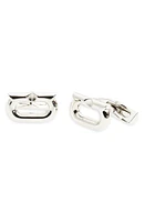 FERRAGAMO Gancio Ellipse Cuff Links in Palladio at Nordstrom