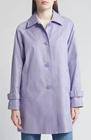 Via Spiga Balmacain Water Repellent Cotton Blend Coat at Nordstrom,