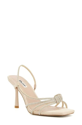 Dune London Metas Crystal Slingback Sandal Mink at Nordstrom,