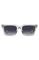 Marc Jacobs 53mm Gradient Square Sunglasses in Crystal/Grey Shaded at Nordstrom