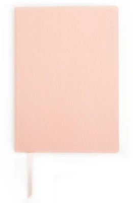 ROYCE New York Contemporary Leather Journal in Light Pink at Nordstrom