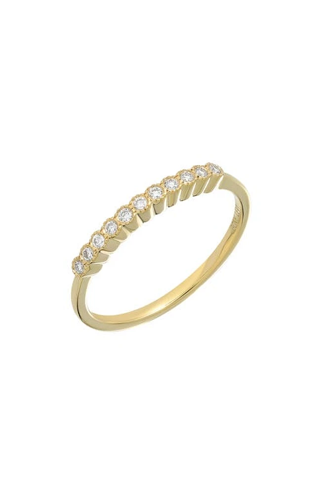 Bony Levy Mykonos Diamond Stacking Ring 18K Yellow Gold at Nordstrom