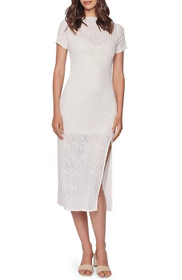 Lost + Wander Misty Haze Knit Midi Dress Ivory at Nordstrom,