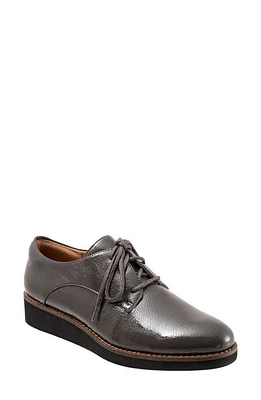 SoftWalk Willis Derby Dark Grey Leather at Nordstrom,