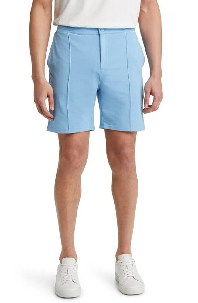 Stone Rose French Terry Shorts Light Blue at Nordstrom,