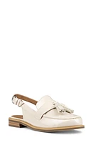 NYDJ Audrina Slingback Tassel Loafer Off White at Nordstrom,