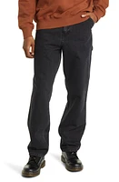 Carhartt Work In Progress Single Knee Stonewash Rigid Jeans in Black Stone Washed at Nordstrom, Size 38 X 32