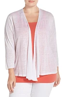 NIC+ZOE '4-Way' Three Quarter Sleeve Convertible Cardigan at Nordstrom,