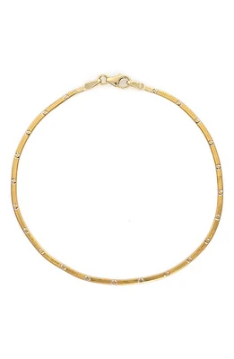 Bony Levy 14k Gold Chain Anklet in 14K White Yellow Gold at Nordstrom, Size 10