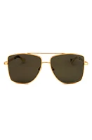 Grey Ant 60mm Dempsey Square Sunglasses in Gold/Yellow at Nordstrom