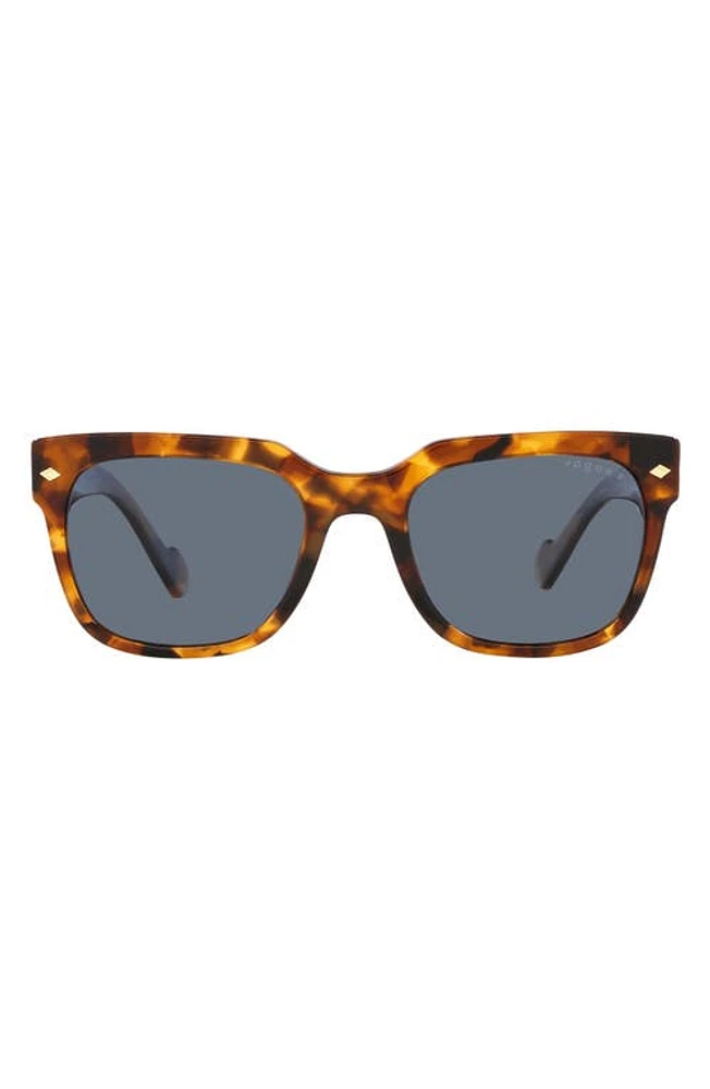 VOGUE 54mm Polarized Square Sunglasses in Tortoise at Nordstrom