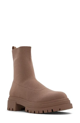 ALDO North Knit Platform Boot in Light Brown at Nordstrom, Size 6