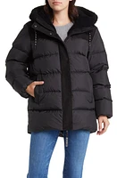 UGG(r) Shasta Genuine Shearling 700 Fill Power Water Resistant Down Jacket in Black at Nordstrom, Size Medium Regular