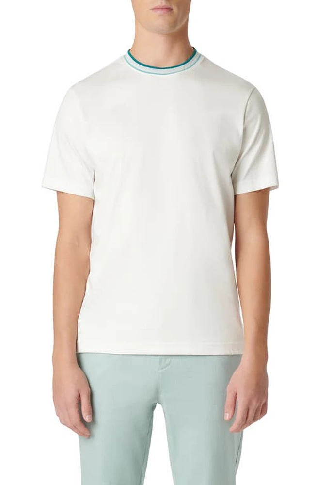 Bugatchi Tipped Crewneck T-Shirt at Nordstrom,