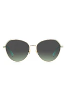 Kate Spade New York octavia 59mm gradient round sunglasses in Gold / Gradient at Nordstrom