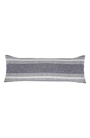 Pom Pom at Home Alpine Stripe Cotton Lumbar Accent Pillow in Grey/ivory at Nordstrom, Size 14X40