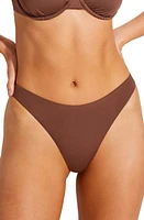 Vitamin A Samba High Cut Bikini Bottoms Mocha Ecolux at Nordstrom,