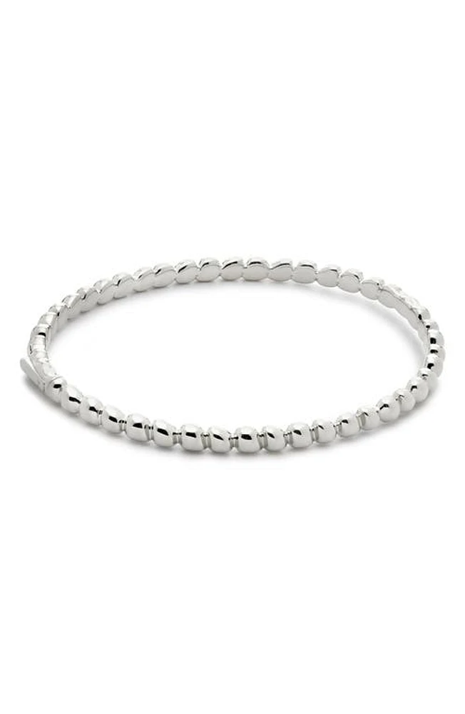 Monica Vinader Nura Teardrop Bangle Bracelet Sterling Silver at Nordstrom,