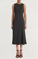 Luxely Sleeveless Square Neck Midi Dress Meteorite at Nordstrom,