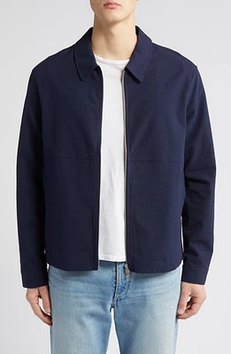 Wax London Eldon Seersucker Jacket Navy at Nordstrom,