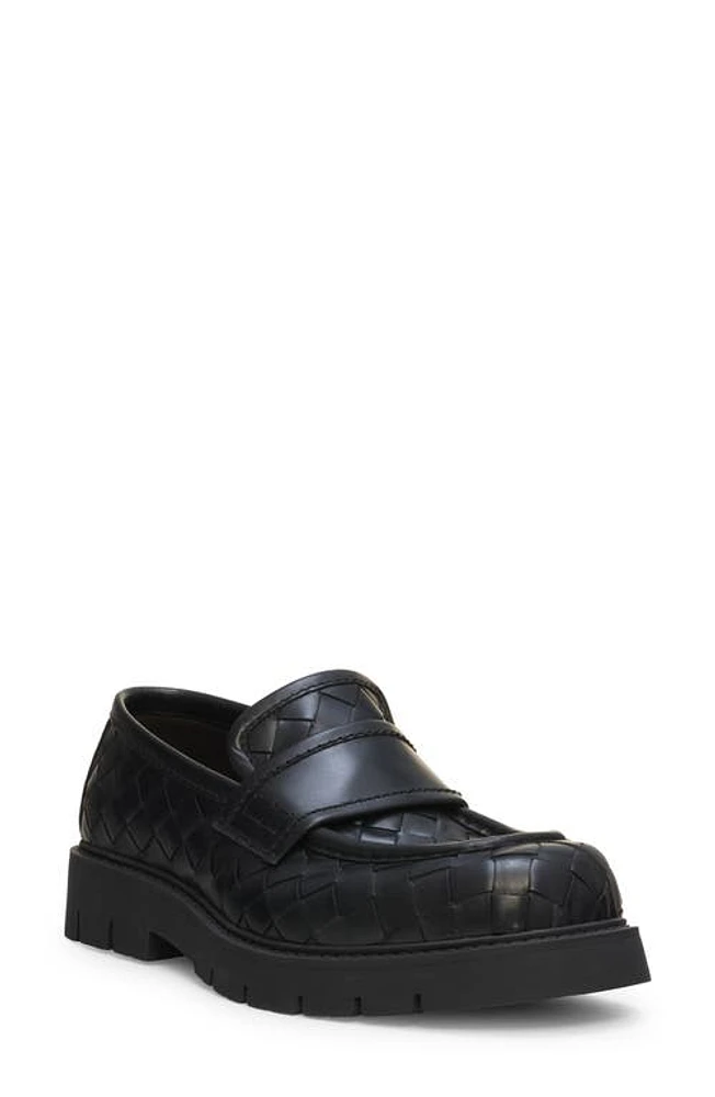 Bottega Veneta Haddock Intrecciato Loafer 1000 Black at Nordstrom,