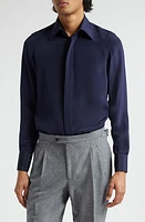 Thom Sweeney Lecce Silk Dress Shirt at Nordstrom,