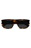 Saint Laurent 54mm Square Sunglasses in Havana at Nordstrom