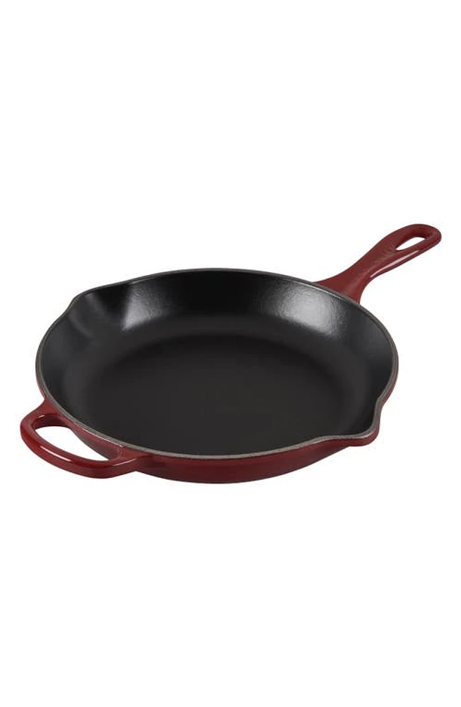 Le Creuset Signature Handle 10 1/4 Inch Enamel Cast Iron Skillet in Rhone at Nordstrom