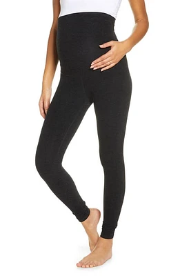 Beyond Yoga Empire Waist Maternity Leggings at Nordstrom,