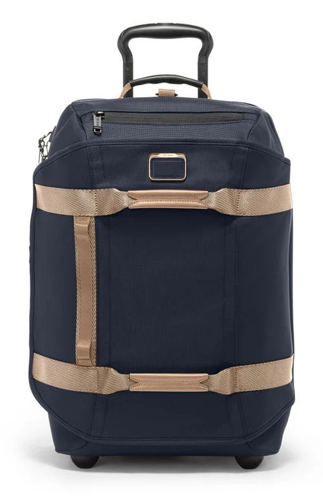 Tumi Alpha Bravo Wheeled Duffle Bag in Midnight Navy/Khaki at Nordstrom