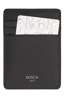 Bosca Old Leather Front Pocket Wallet in Black at Nordstrom